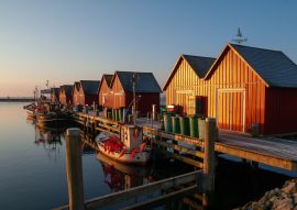 Lais Puzzle - Blick auf den Fischereihafen von Tarnewitz in Boltenhagen. Deutschland. - 100, 200, 500 & 1.000 Teile