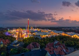 Lais Puzzle - Blick auf das Oktoberfest in München, Bayern, Deutschland - 100, 200, 500 & 1.000 Teile