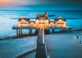 Lais Puzzle - Blick auf Sellin Pier bei Sonnenuntergang, Ostsee, Deutschland. - 100, 200, 500 & 1.000 Teile