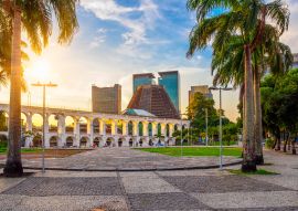 Lais Puzzle - Arcos da Lapa (Lapa-Bogen) und Metropolitan Cathedral in Rio de Janeiro, Brasilien - 100, 200, 500 & 1.000 Teile