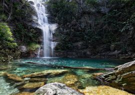 Lais Puzzle - Santa Barbara Wasserfall, Cavalcante, Chapada dos Veadeiros, Goias, Brasilien - 100, 200, 500 & 1.000 Teile