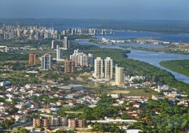 Lais Puzzle - Luftaufnahme des Flusses Sergipe bei Aracajú, der Hauptstadt des Bundesstaates Sergipe, Brasilien - 100, 200, 500 & 1.000 Teile