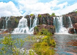 Lais Puzzle - Alto Paraíso de Goiás. Cachoeira da Muralha (Muralha-Wasserfall), Brasilien - 100, 200, 500 & 1.000 Teile