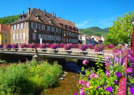 Lais Puzzle - Flussübergang Thann , Elsass - 100, 200, 500 & 1.000 Teile