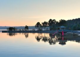 Lais Puzzle - See von Biscarrosse bei Sonnenuntergang, Frankreich - 100, 200, 500 & 1.000 Teile