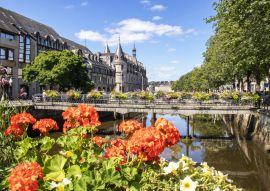 Lais Puzzle - Quimper. Sur les bords de l'Odet en centre ville. Finistère. Bretagne, Frankreich - 100, 200, 500 & 1.000 Teile