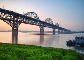 Lais Puzzle - Jiujiang-Yangtze-Flussbrücke, China - 100, 200, 500 & 1.000 Teile