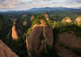 Lais Puzzle - Wanfoshan Danxia Landform, Berg Wanfo,.Hunan, China - 100, 200, 500 & 1.000 Teile
