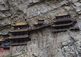 Lais Puzzle - Xuan Kong Si, oder Hängender Tempel, Beiyue Hengshan Berg, China - 100, 200, 500 & 1.000 Teile