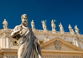 Lais Puzzle - Statue des Apostels in Front des Petersdoms - 100, 200, 500 & 1.000 Teile