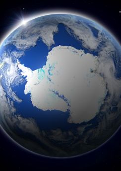 Lais Puzzle - Antarktis vom All aus bei Sonnenuntergang - 100, 200, 500 & 1.000 Teile