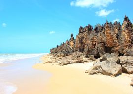 Lais Puzzle - Exotische Felsen am Strand von Tourinhos, in São Miguel do Gostoso, Rio Grande do Norte, Brasilien - 100, 200, 500 & 1.000 Teile