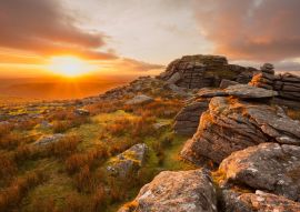 Lais Puzzle - Sonnenuntergang von King's Tor Dartmoor Devon, England - 100, 200, 500 & 1.000 Teile