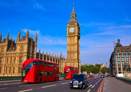 Lais Puzzle - Big Ben Uhrenturm und Londoner Bus, England - 100, 200, 500 & 1.000 Teile