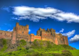 Lais Puzzle - Englische mittelalterliche Burg Bamburgh Northumberland, England - 100, 200, 500 & 1.000 Teile