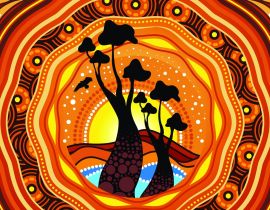 Lais Puzzle - Aborigines Kunst - 40 Teile