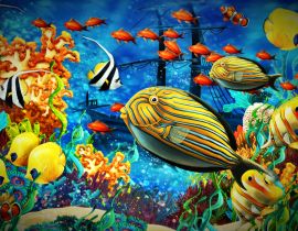 Lais Puzzle - Fische im Korallenriff - 40 Teile