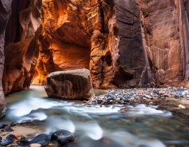 Lais Puzzle - Wall Street in den Narrows, Zion National Park, Utah - 40 Teile
