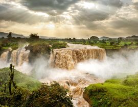 Lais Puzzle - Blauer Nil, Wasserfälle, Tis Issat, Äthiopien, Afrika - 40 Teile