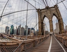 Lais Puzzle - New York, Brooklyn Bridge mit Kabeln - 40 Teile
