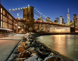 Lais Puzzle - Manhattan / New York mit Brroklyn Bridge - 40 Teile