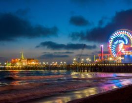 Lais Puzzle - Los Angeles, Ferris Wheel in Santa Monica. Kalifornien - 40 Teile