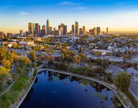 Lais Puzzle - Wunderschöner Blick über Los Angeles - 40 Teile