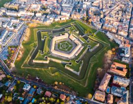 Lais Puzzle - Luftaufnahme der Zitadelle von Jaca, Spanien - 40 Teile