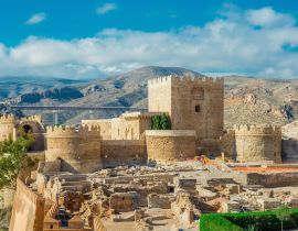 Lais Puzzle - Mittelalterliche Burg Alcazaba von Almeria - 40 Teile