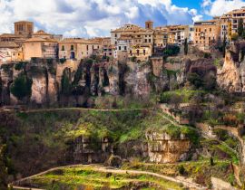 Lais Puzzle - Panorama von Cuenca - mittelalterliche Stadt auf Felsen, Spanien - 40 Teile