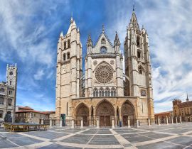 Lais Puzzle - Plaza de Regla und Kathedrale von Leon, Spanien - 40 Teile