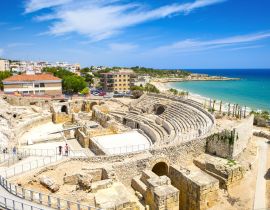 Lais Puzzle - Historische Stätte eines alten römischen Amphitheaters in Tarragona, Katalonien, Spanien - 40 Teile