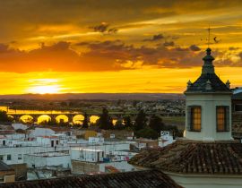 Lais Puzzle - Sonnenuntergang über Badajoz, Extremadura - 40 Teile