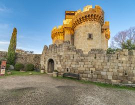 Lais Puzzle - Mittelalterliche Landschaft in der verlassenen Stadt Granadilla, Extremadura, Spanien - 40 Teile
