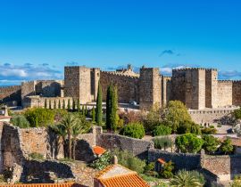 Lais Puzzle - Trujillo Schloss. Ehemaliger arabischer Alcazaba. Extremadura, Spanien - 40 Teile