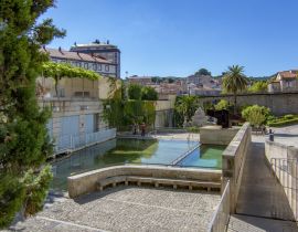 Lais Puzzle - Pool von heißen Thermal- und Heilwässern der Burgas in der Stadt Ourense, Galizien, Spanien - 40 Teile
