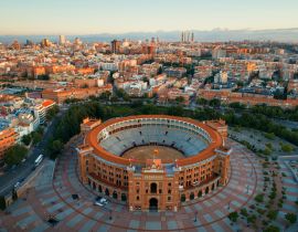Lais Puzzle - Luftbild der Stierkampfarena Madrid Las Ventas - 40 Teile