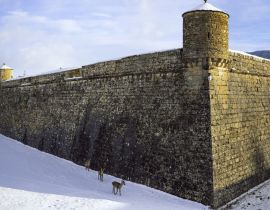 Lais Puzzle - Zitadelle von Jaca im Winter, Huesca, Aragon, Spanien - 40 Teile