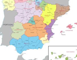 Lais Puzzle - Spanien, Verwaltung, Karte - 40 Teile