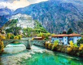 Lais Puzzle - Burgen von Valle d'Aosta, Bardenfestung, Italien - 40 Teile
