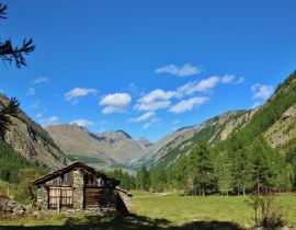 Lais Puzzle - Verlassene Lodge in Valnontey, Nationalpark Gran Paradiso, Aostatal - 40 Teile