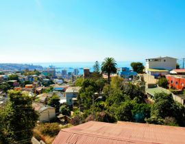 Lais Puzzle - Panoramablick von La Sebastiana von Valparaiso in Chile - 40 Teile