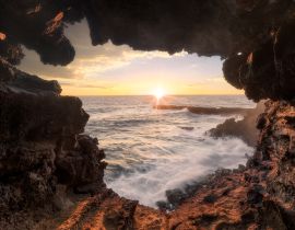 Lais Puzzle - Osterinsel, Höhle, Moai, Chile Südamerika - 40 Teile