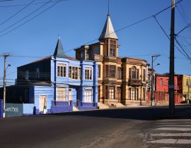 Lais Puzzle - Viktorianische Bürgerhäuser in playa ancha, Valparaíso / Chile - 40 Teile