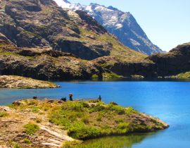 Lais Puzzle - Cuellar Lagunen. Achibueno-Tal, Linares Chile. Andenberg. Natur - 40 Teile