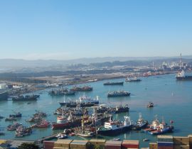 Lais Puzzle - Hafen von Talcahuano, Talcahuano, Chile - 40 Teile