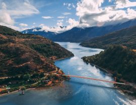Lais Puzzle - Brücke in Patagonien, Chile - 40 Teile