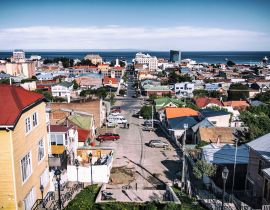 Lais Puzzle - Panoramablick auf die Stadt Punta Arenas, Chile - 40 Teile