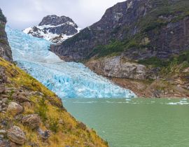 Lais Puzzle - Der bunte Serrano-Gletscher innerhalb des Bernardo O'Higgins-Nationalparks, Puerto Natales, Patagonien, Chile - 40 Teile