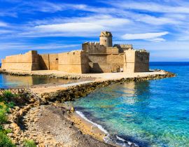 Lais Puzzle - Le Castella. Isola di Capo Rizzuto - erstaunliche Burg und schönes Meer in Kalabrien, Italien - 40 Teile